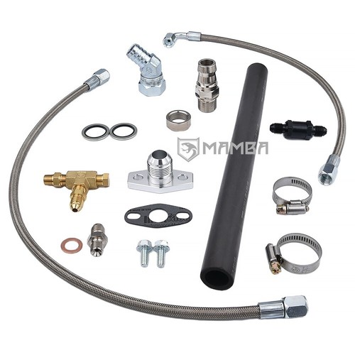Mamba turbo oil feed - &, drain