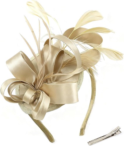 Gold fascinator headband for - headband,