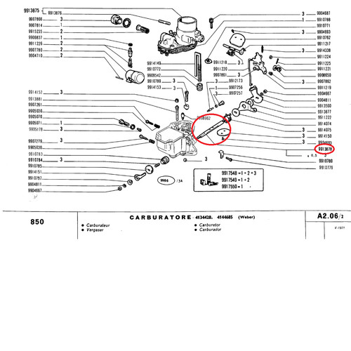 Original carburetor shaft - carburetor,