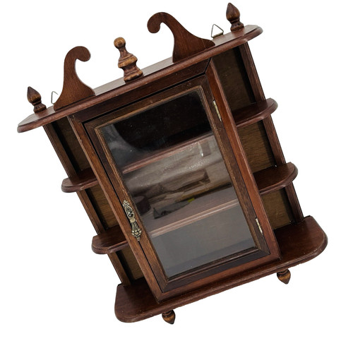 Vtg wooden shelf wall - wall, hanging