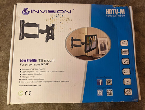 Invision hdtv wall mount - wall,