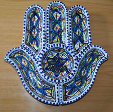 Tunisian Hamsah Khomsah 7 Pieces Tapas Snack Bowls Ceramic Handmade