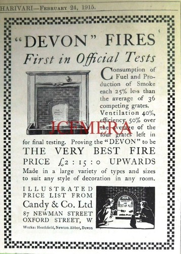 Devon solid fuel fireplace - solid, &