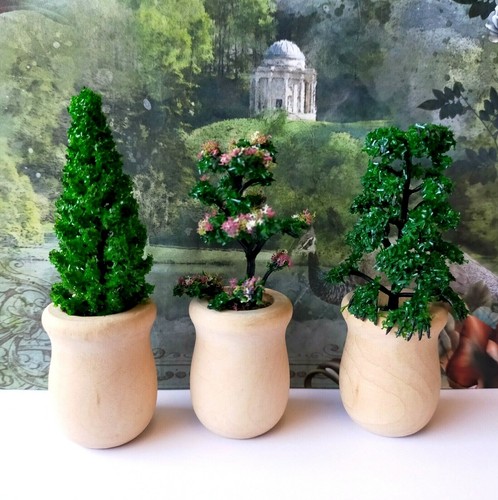 Trees plants pots topiary - trees,