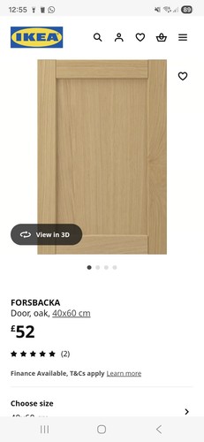 Ikea forsbacka kitchen wall - forsbacka,
