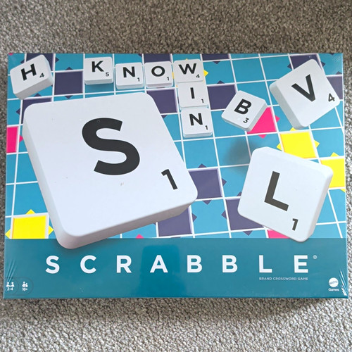 Scrabble travel board game - scrabble,