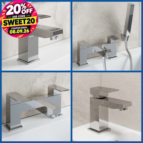 Modern chrome bathroom - modern,