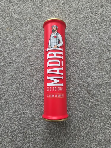 Madri beer tap handle font - beer,