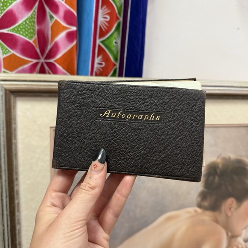 Vintage autograph album 1956 - autograph,