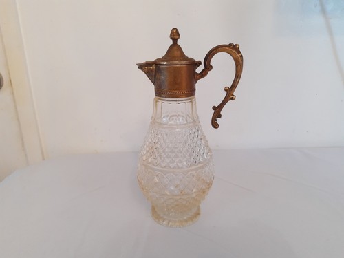 Vintage decanter silver - decanter,