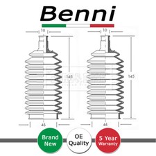 Steering Rack Boot Set Front Benni Fits MG MGB 1962-1980 1.8 2.3 3.5 17H6569
