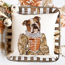 Personalised Bulldog Cushion