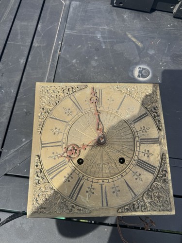Antique day longcase - 8,
