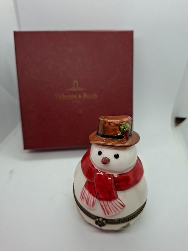 Villeroy boch snowman hinged - &,