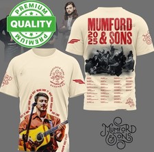 Mumford And Sons Band UK 2025 Tour 3D AOP Shirt Unisex S-5XL EM1272