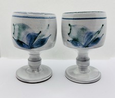 Pair Of Vintage Studio Pottery