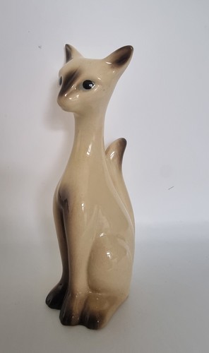 Siamese cat seated mcm - siamese,