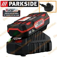 Parkside 20V 2Ah Battery And Quick Charger For X 20V Team Series Cordless Tool