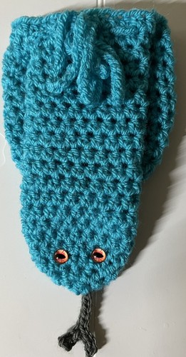 Turquoise blue snake willy - snake,