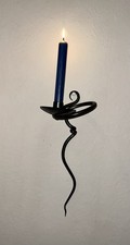 Gothic Hand Forged  Wall Candle Holder. 15” Long 5” Width. ￼