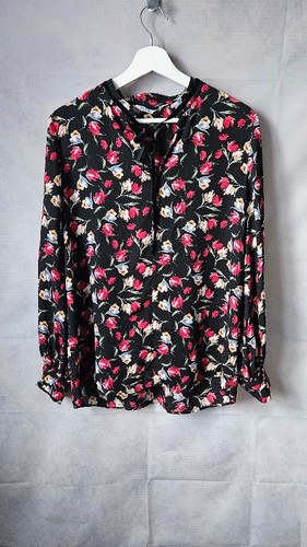 Zara black floral - black, size