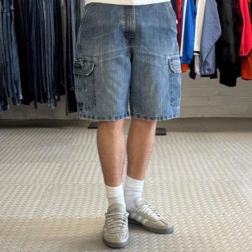 Wrangler baggy denim shorts