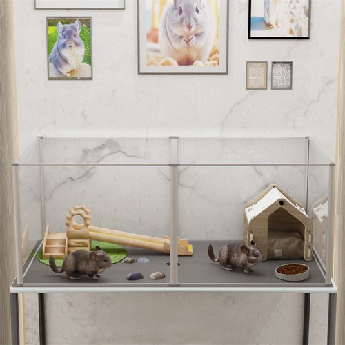 Acrylic indoor rabbit hutch - acrylic,
