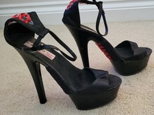 Pambo Sexy Shoes Heels Black
