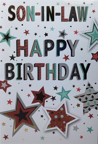 Son law birthday - son,
