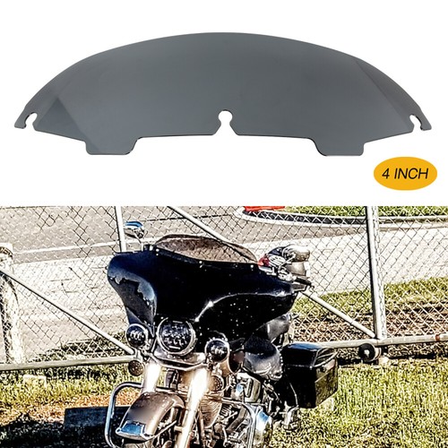 Smoke batwing windshield - 4",