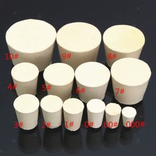 5pcs Rubber Stopper Bungs Lab Solid Stopper Push-In Sealing Plug -Various Sizes