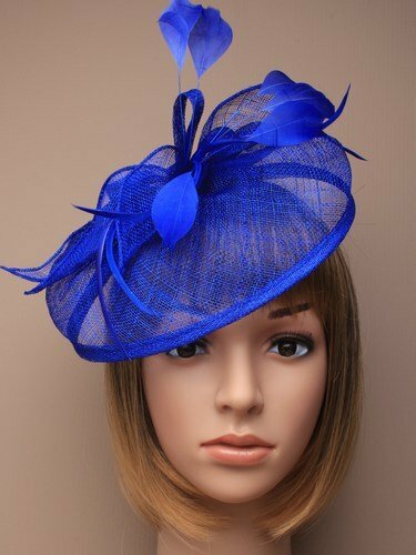 Royal blue headband aliceband - blue,