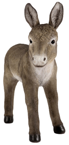 Large grey donkey - donkey, ornament