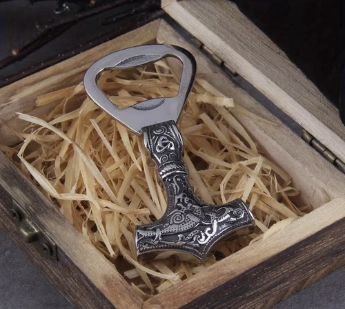 Viking hammer bottle opener - viking,