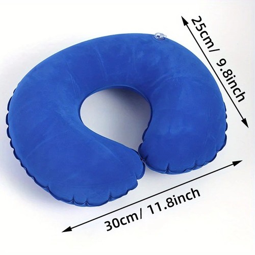 Inflatable travel neck pillow - neck,