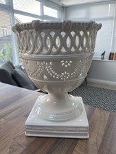 ROYAL CREAMWARE ORIGINALS Large Fretwork Jardiniere Planter Excellent Condition!