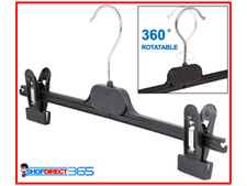 The Hanger Store Black Plastic