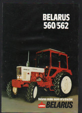 Belarus 560 and 562 Tractor Brochure Leaflet