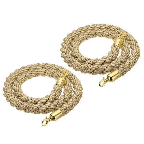 2pcs stanchion rope 5ft - stanchion, 1.5m/5ft