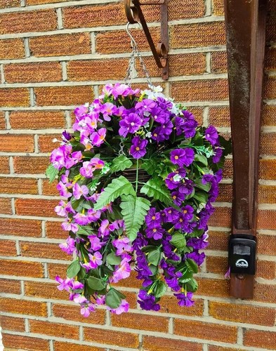 Artificial hanging basket - hanging,