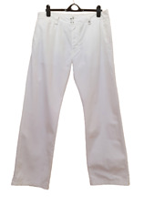 Diesel Ladies Pants Size Waist 36”/90cm UK18 EU48 White Worn Once Cotton
