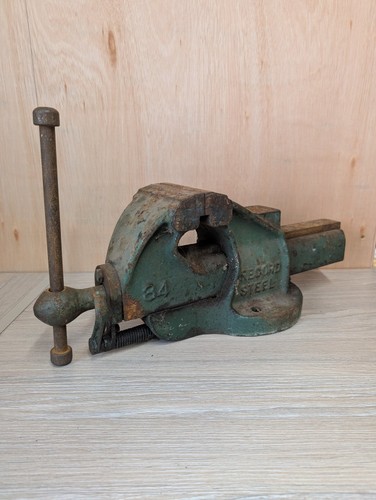 Record steel bench vice - record, 34