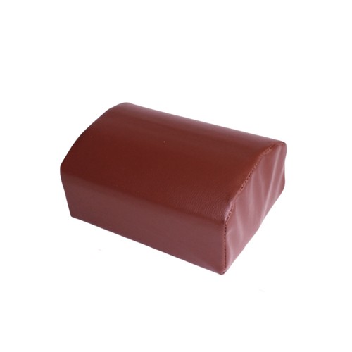 Leather semi round bolster - semi-round,