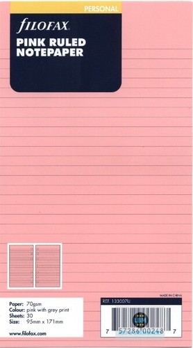 Filofax personal size pink - filofax,