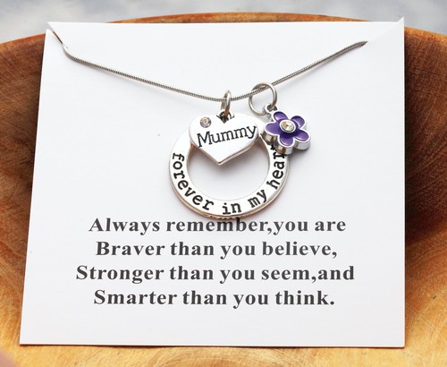 Birthday gift necklace for mum - necklace,