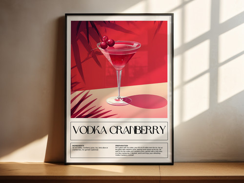 Vodka cranberry cocktail - vodka,