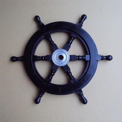 Inch hardwood ships wheel - ships,