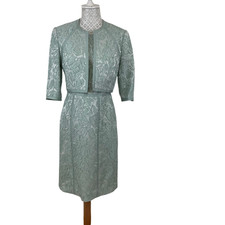 John Charles London Mother of the Bride Dress Suit Mint Green Size