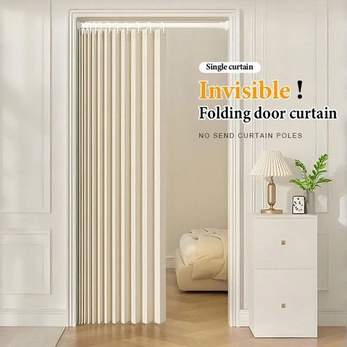 Pvc folding door oak effect - pvc,