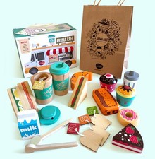 Wooden Café Play Food Set